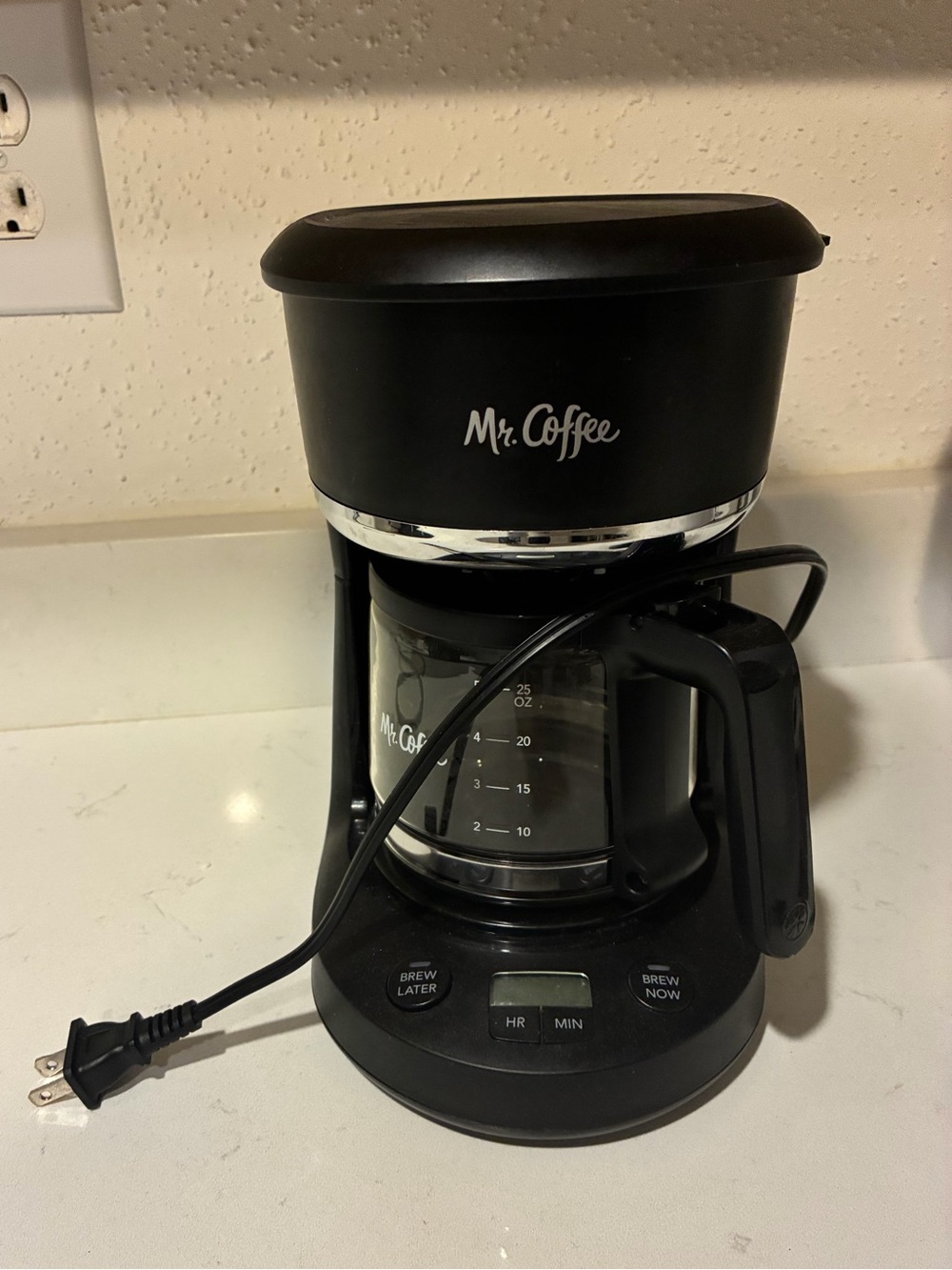 Mr. Coffee 5-Cup Programmable Coffee Maker - Black